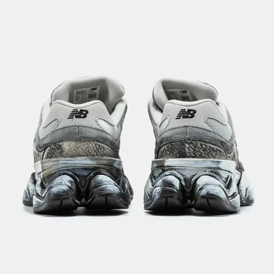 New Balance 9060 Grey Black Distressed, 36