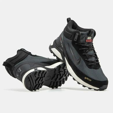 Nike Rivah High Gore-Tex Fur Black Grey Red, розмір 44