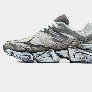 New Balance 9060 Grey Black Distressed, 36