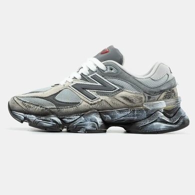 New Balance 9060 Grey Black Distressed, 36
