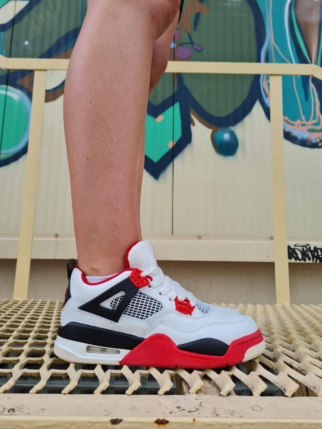 Купить Nike Air Jordan Retro 4 Fire Red v2 42 размера Унисекс арт.2200 -  Доступная цена в Украине 2023, отзывы