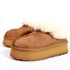 Зимние сапоги Ugg Classic Ultra Mini Platform Chestnut Fur 9463 фото 10