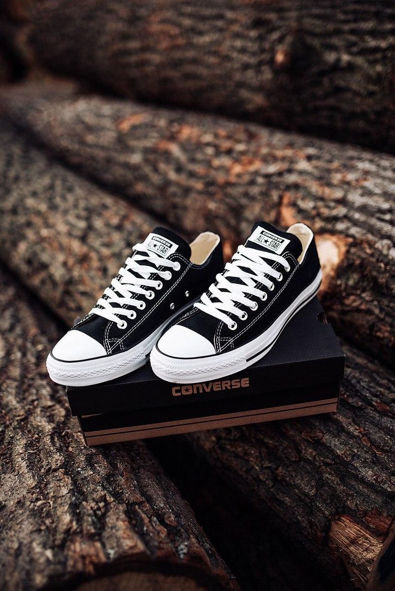 Кеди Converse Low Black White Black Line 4758 фото