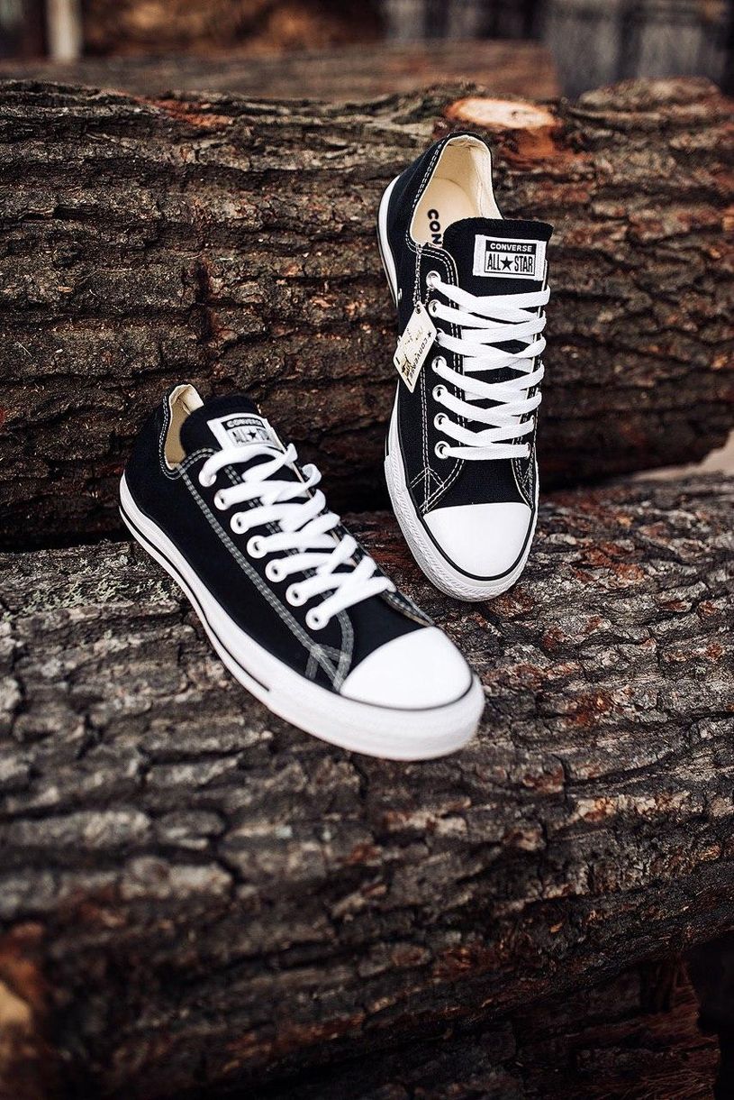 Кеди Converse Low Black White Black Line 4758 фото