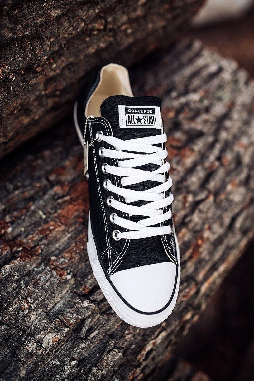 Кеди Converse Low Black White Black Line 4758 фото