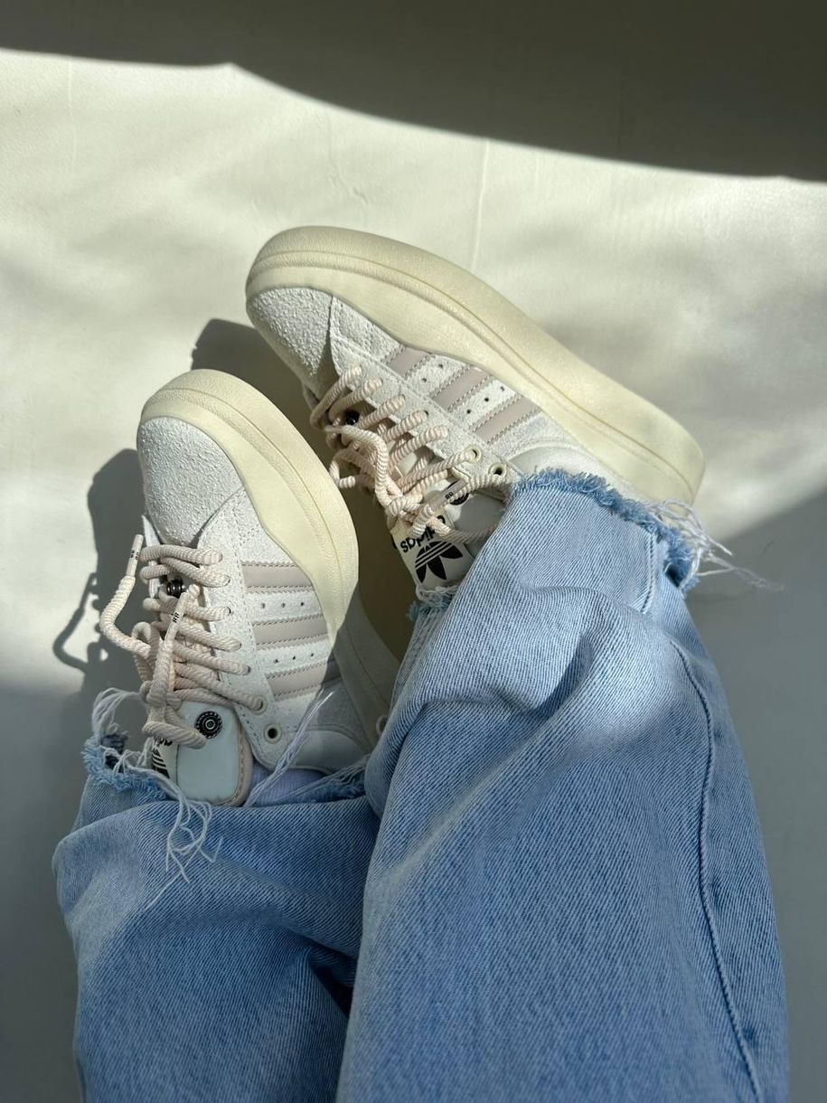 Кросівки бежеві Adidas Campus x Bad Bunny Beige 9446 фото