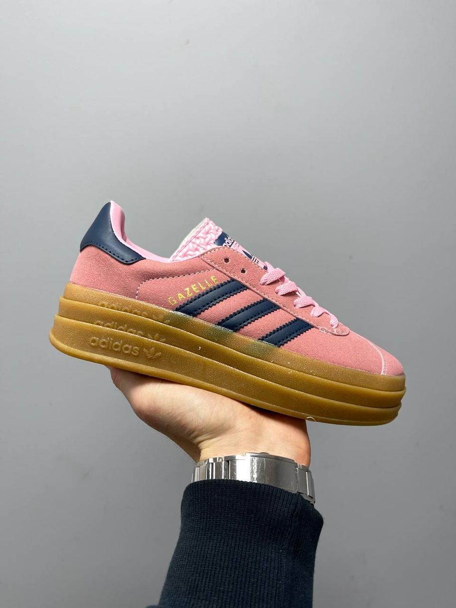 Кеды Adidas Gazelle Bold Pink Glow 2477 фото