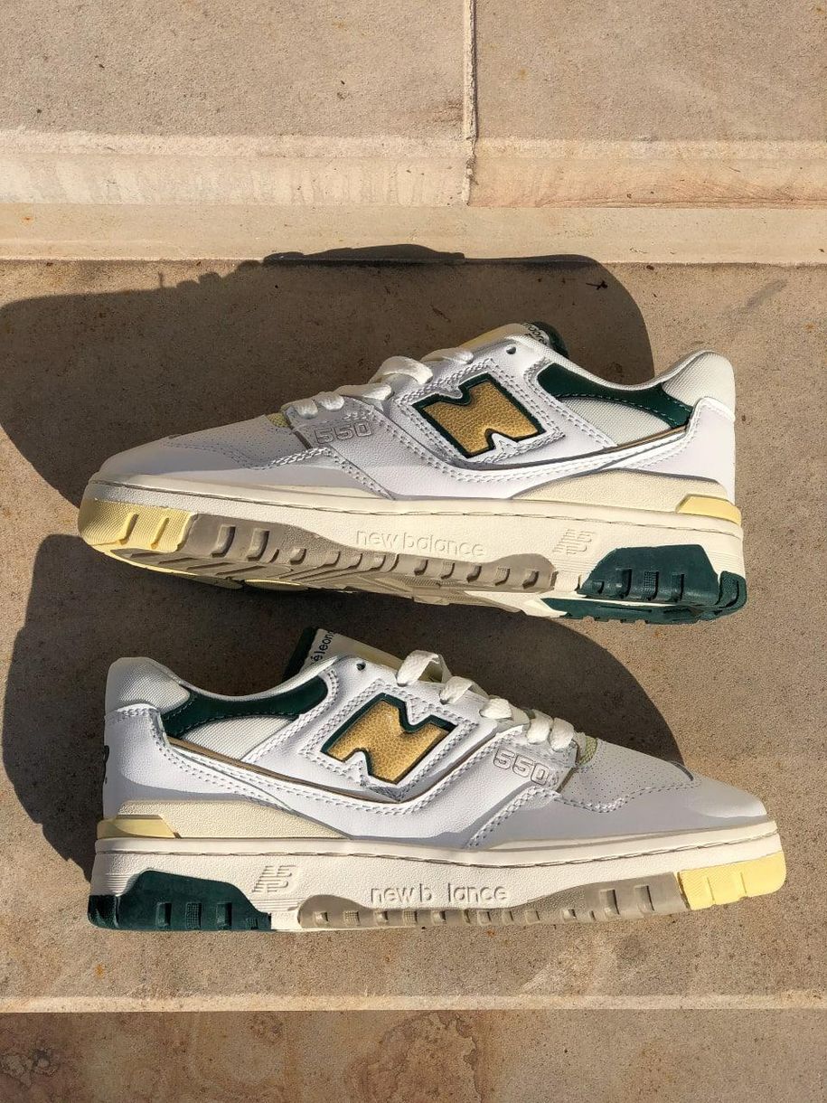 Кроссовки New Balance 550 Aime Leon Dore Natural Green 8056 фото