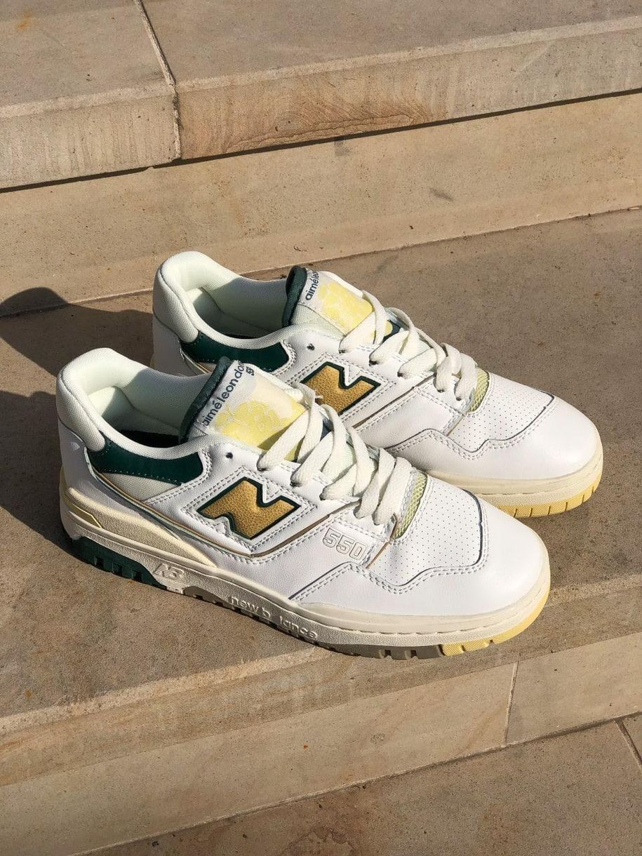 Кроссовки New Balance 550 Aime Leon Dore Natural Green 8056 фото