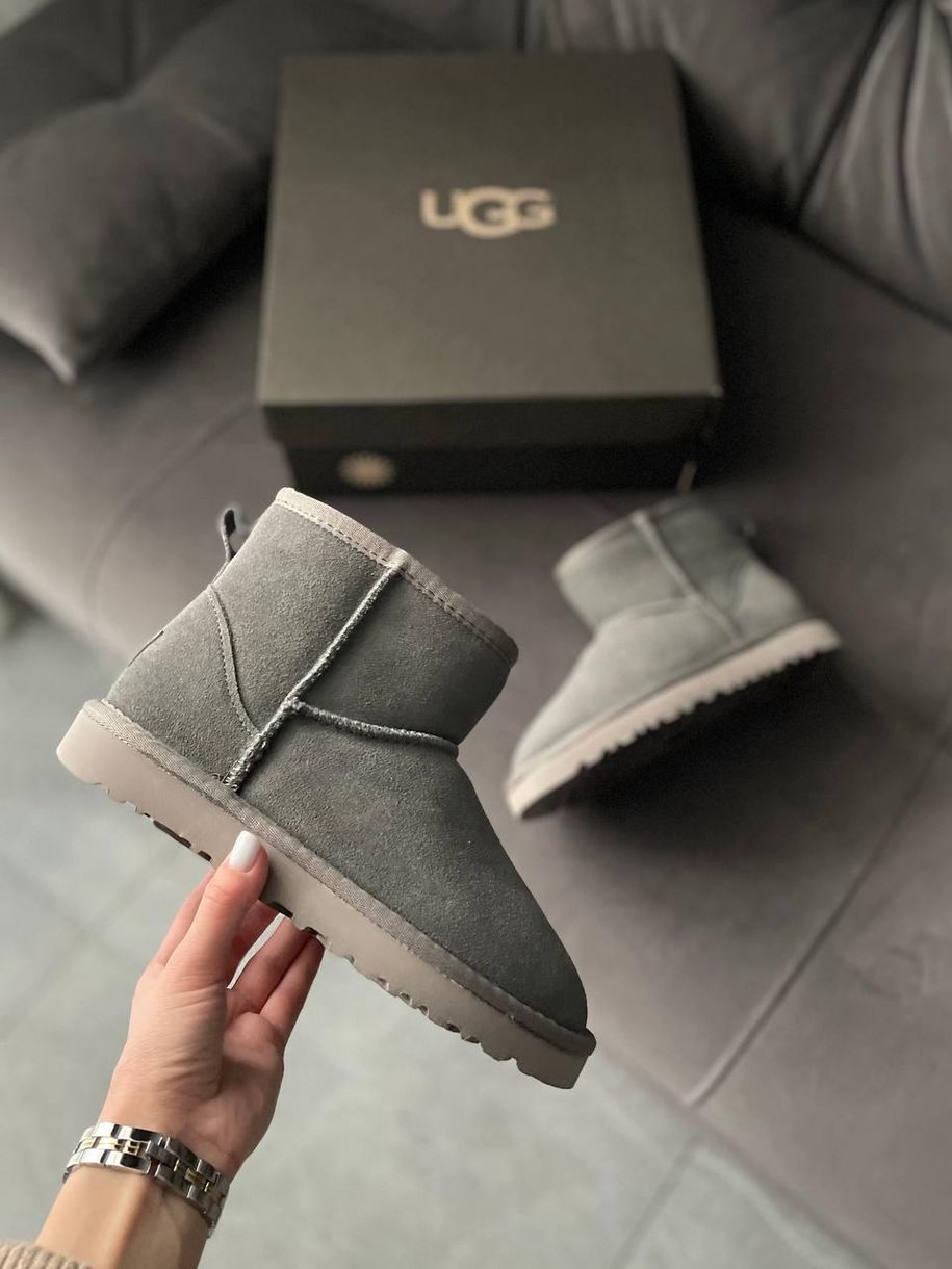 Зимние сапоги UGG Classic Mini Grey 2.0, 37