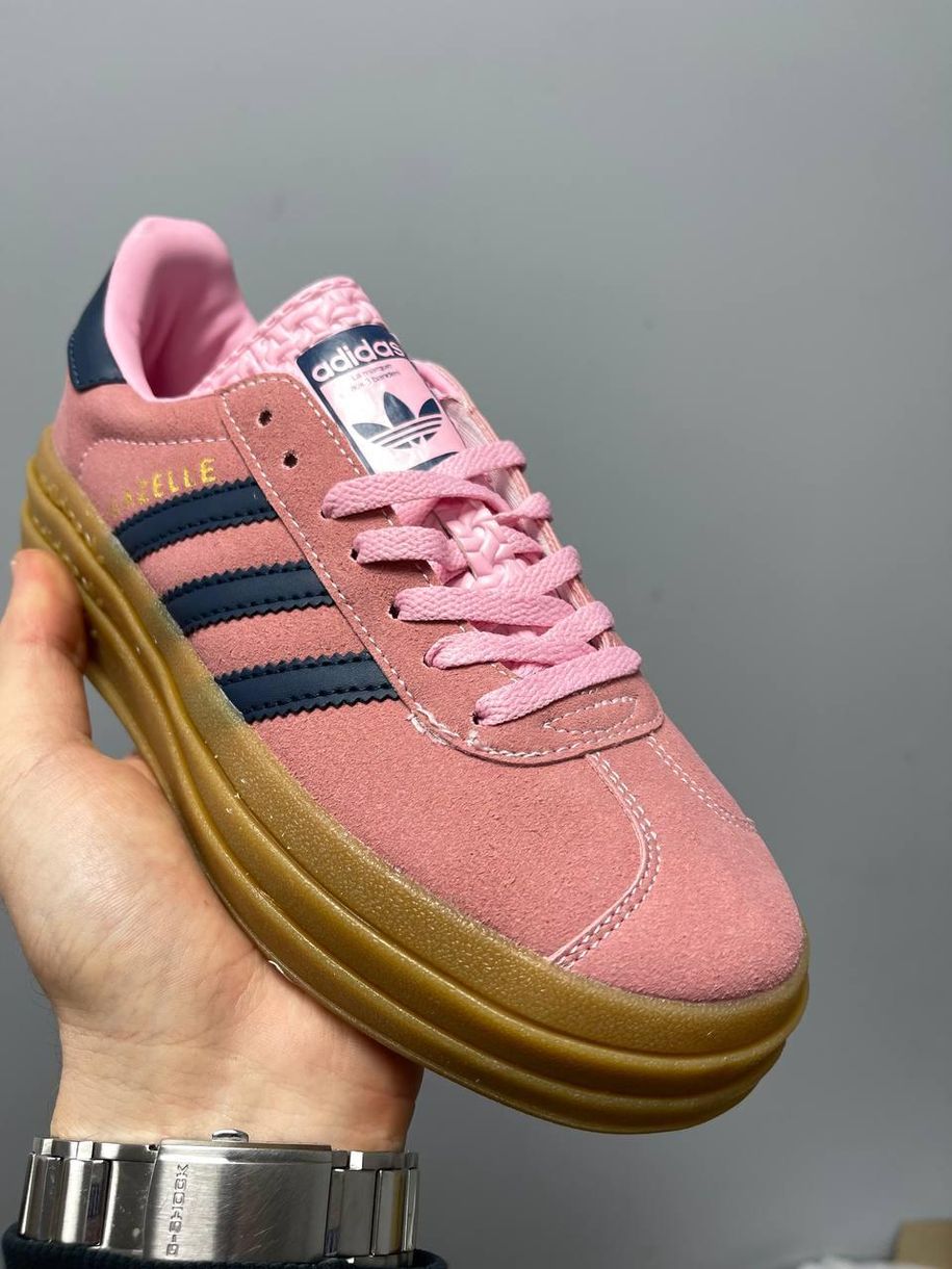 Кеды Adidas Gazelle Bold Pink Glow 2477 фото