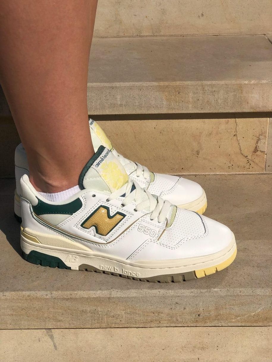 Кроссовки New Balance 550 Aime Leon Dore Natural Green 8056 фото