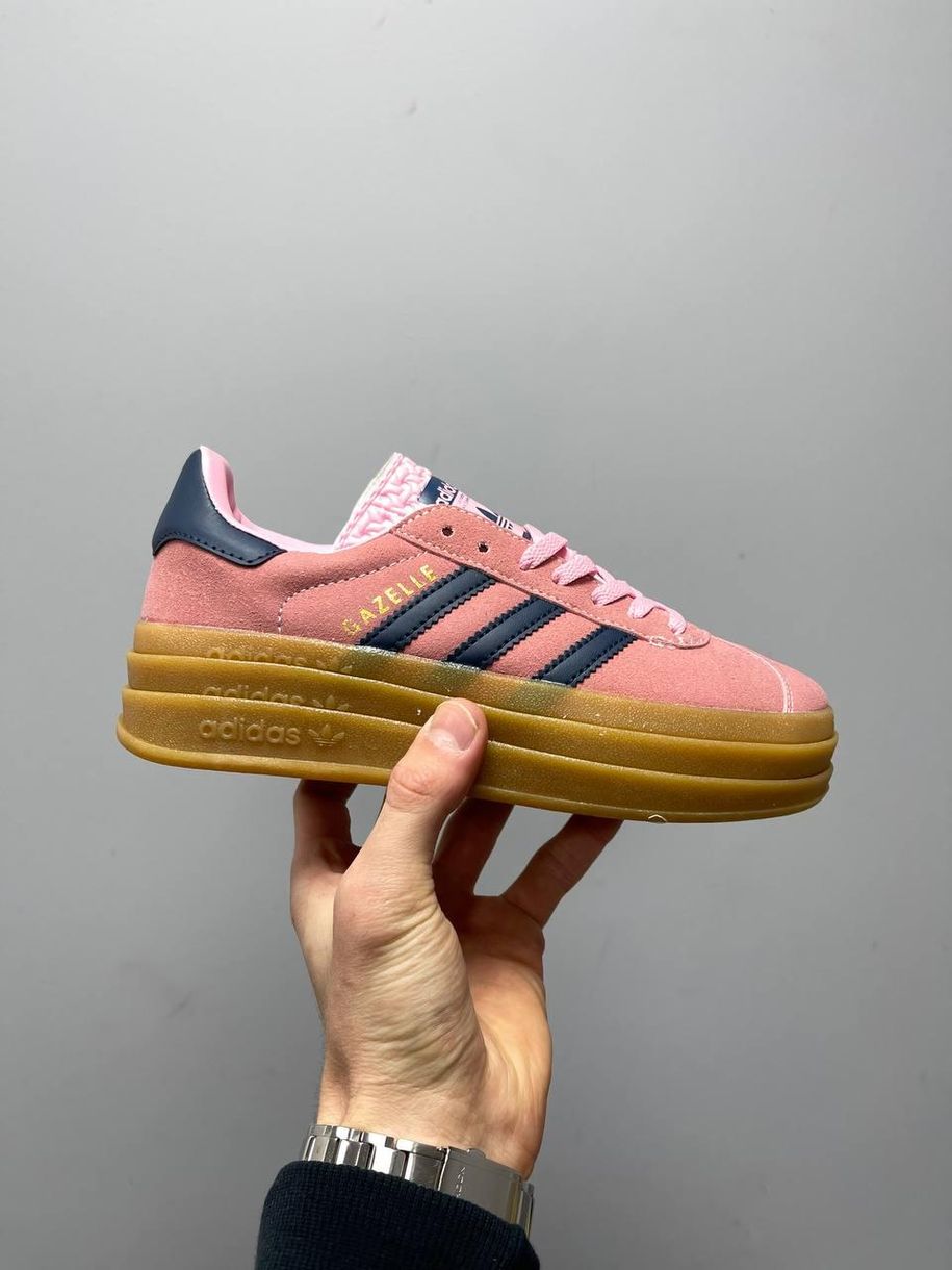 Кеды Adidas Gazelle Bold Pink Glow 2477 фото