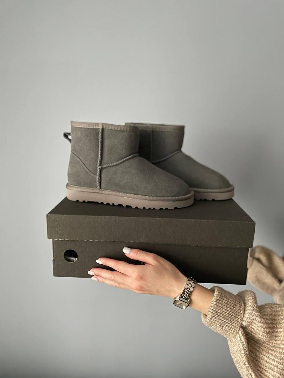 Зимние сапоги UGG Classic Mini Grey 2.0, 37