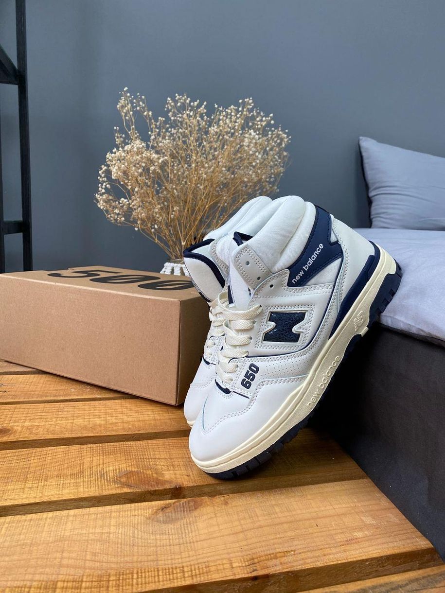 Кроссовки New Balance 650 Hight Blue Navy 8448 фото