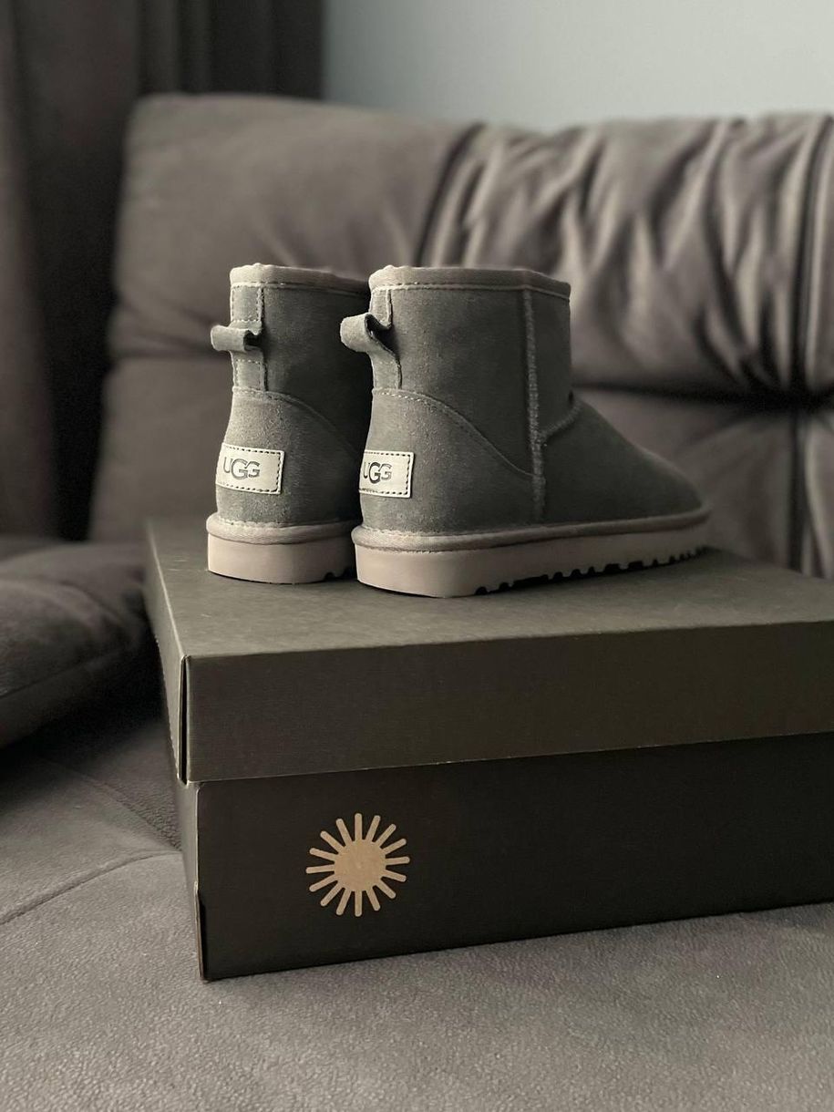 Зимние сапоги UGG Classic Mini Grey 2.0, 37