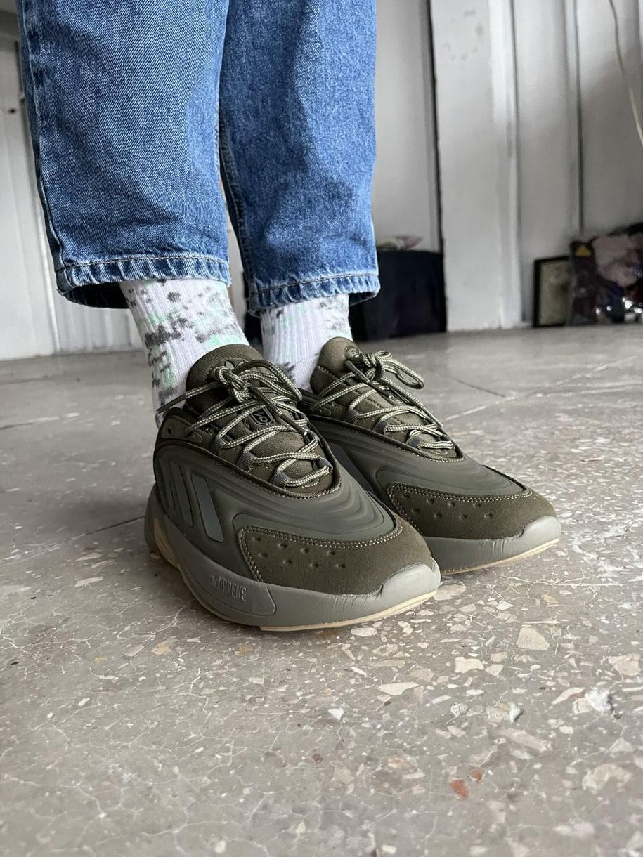 Кросівки Adidas Ozelia Khaki 2558 фото