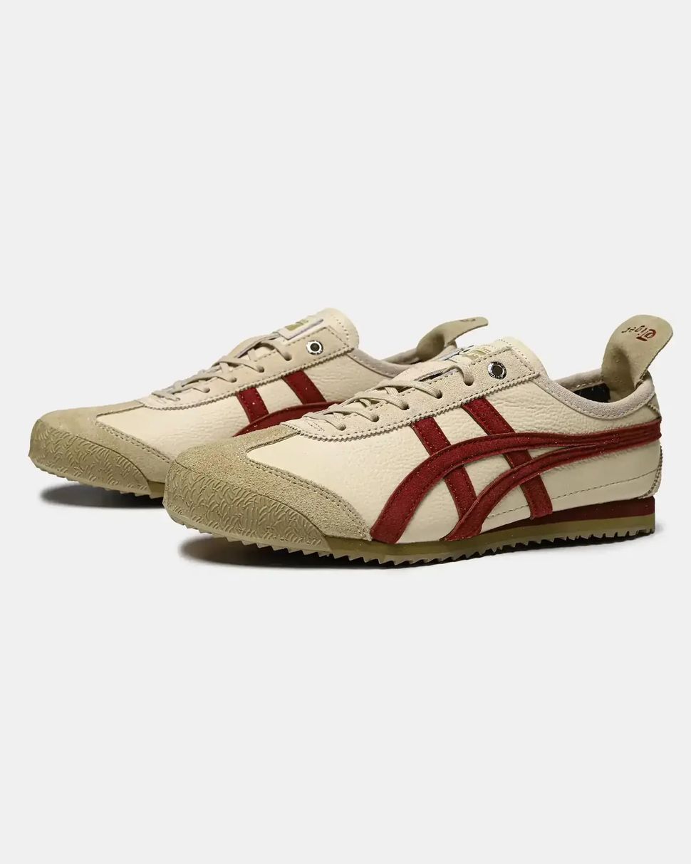 Onitsuka Tiger Mexico 66 Beige Red Suede