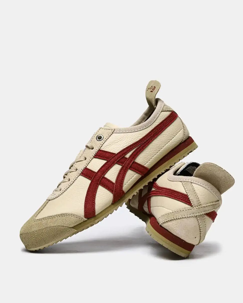 Onitsuka Tiger Mexico 66 Beige Red Suede