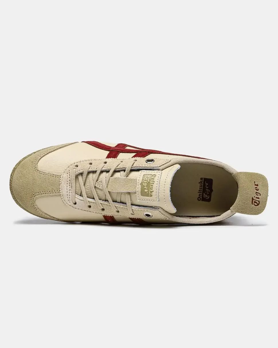 Onitsuka Tiger Mexico 66 Beige Red Suede