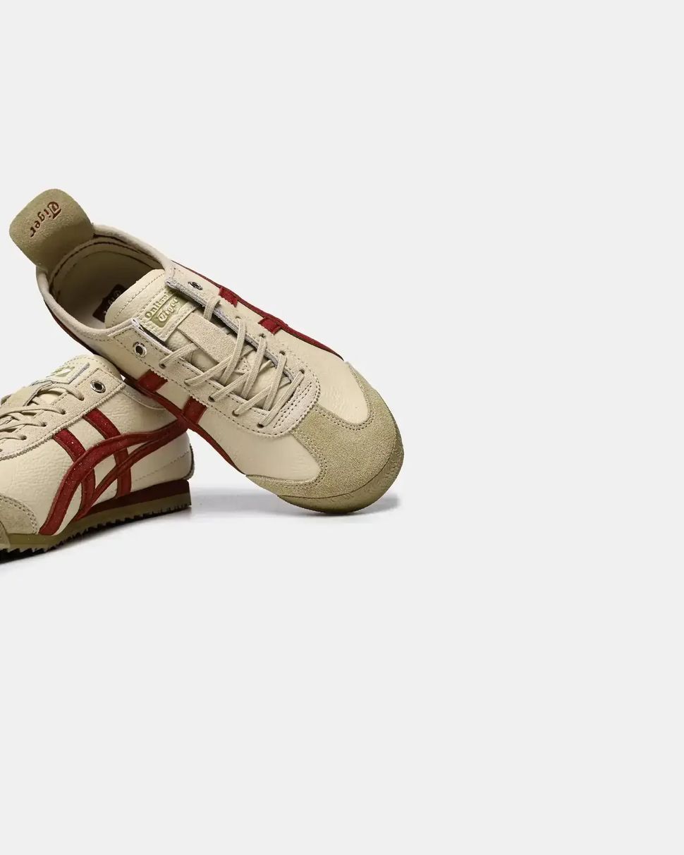 Onitsuka Tiger Mexico 66 Beige Red Suede