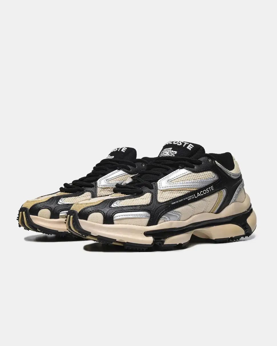 Lacoste L003 Neo Beige Black Silver