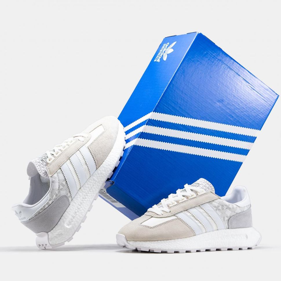 Кроссовки Adidas Retropy E5 Beige White 10330 фото