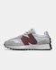 New Balance 327 White Grey Burgundy