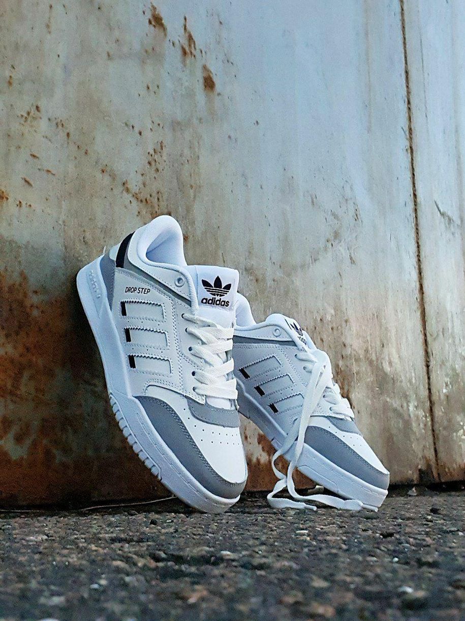 Кросівки Adidas Drop Step White Gray Black 2663 фото