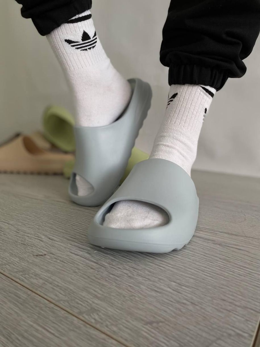 Шлепанцы Adidas Yeezy Slide Grey 7731 фото