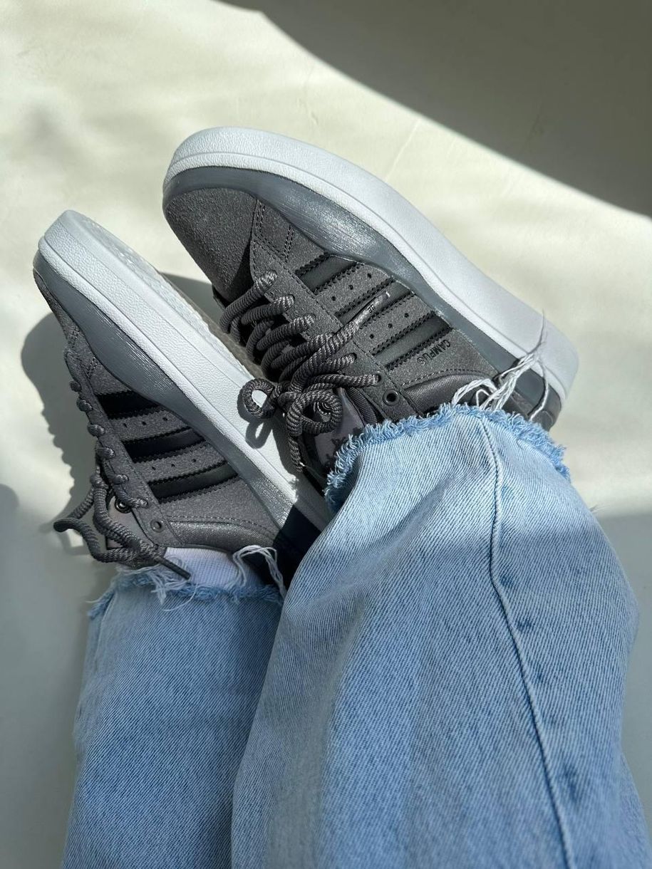 Кросівки Adidas Campus x Bad Bunny Graphite 9334 фото