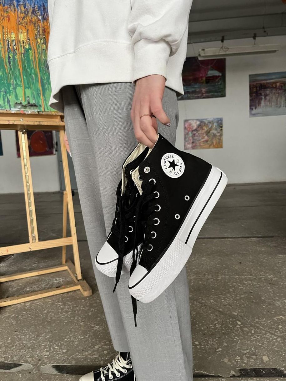 Кеды Converse Lift Hight Black 4906 фото