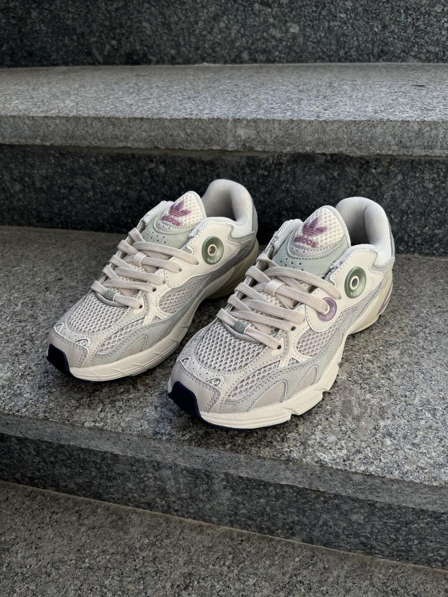 Кроссовки Adidas Astir Beige Halo Green 9281 фото