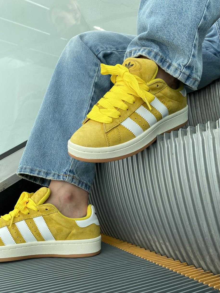 Кроссовки Adidas Campus Yellow 9413 фото