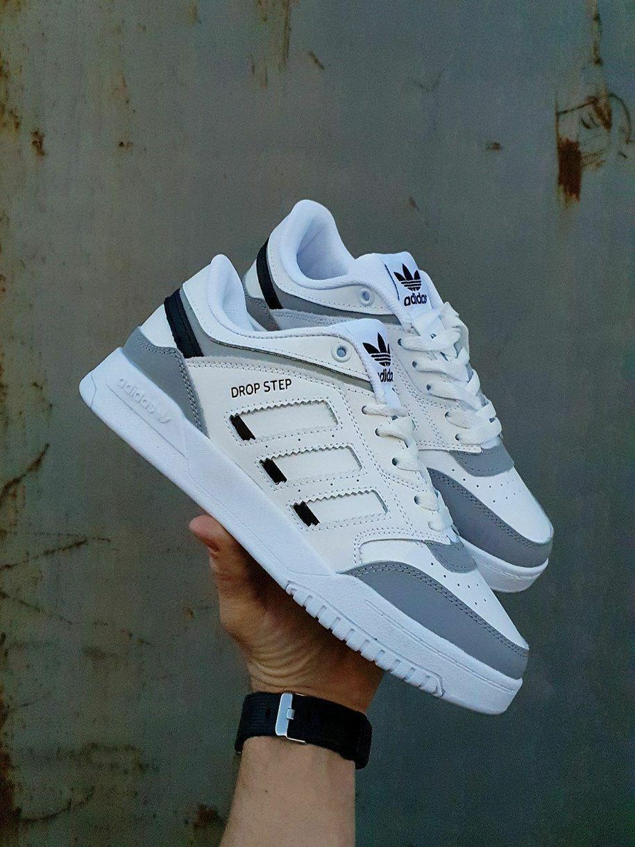 Кросівки Adidas Drop Step White Gray Black 2663 фото