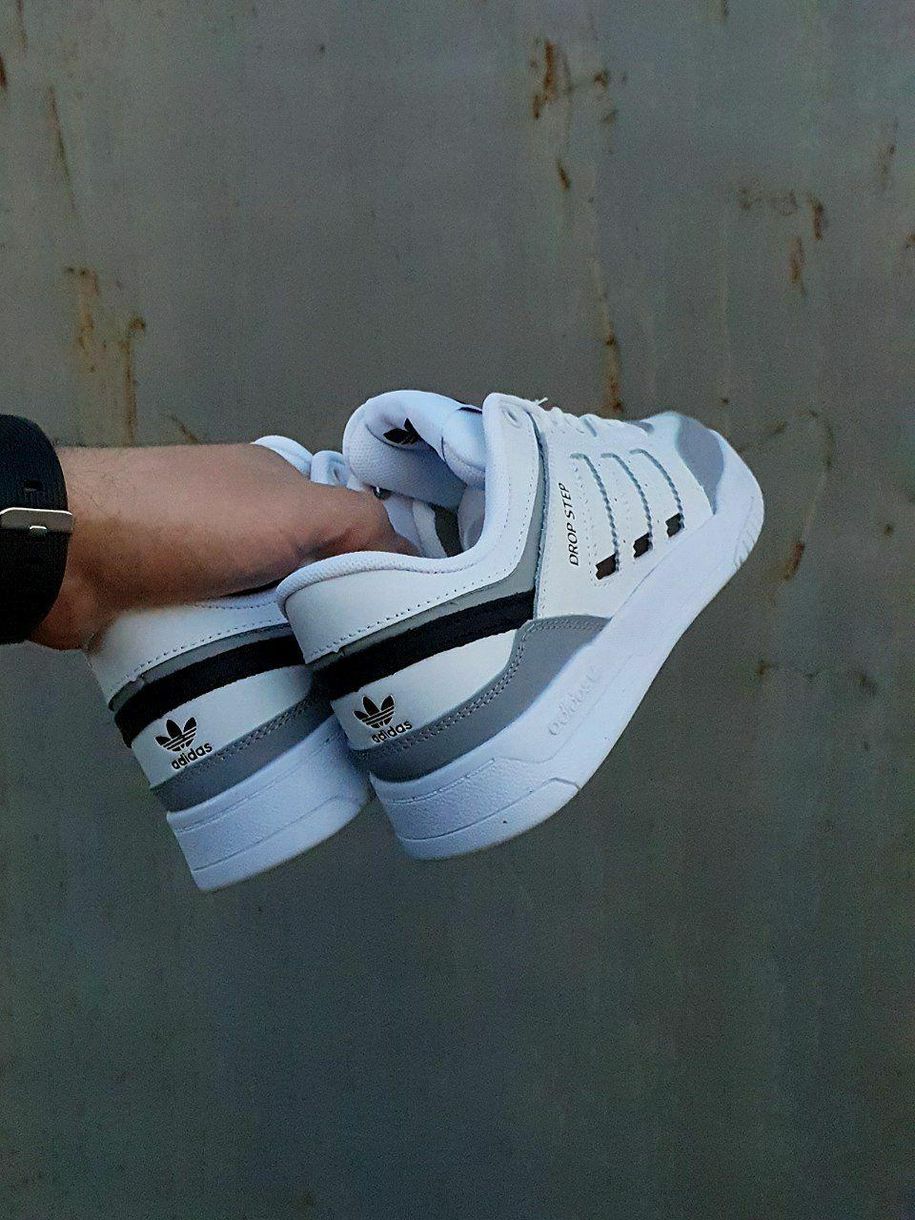 Кросівки Adidas Drop Step White Gray Black 2663 фото