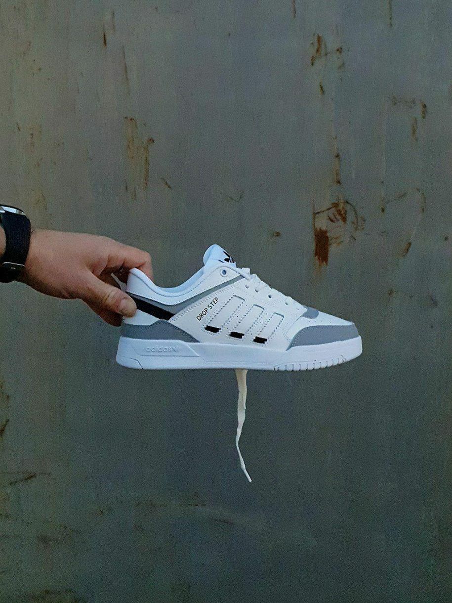 Кросівки Adidas Drop Step White Gray Black 2663 фото