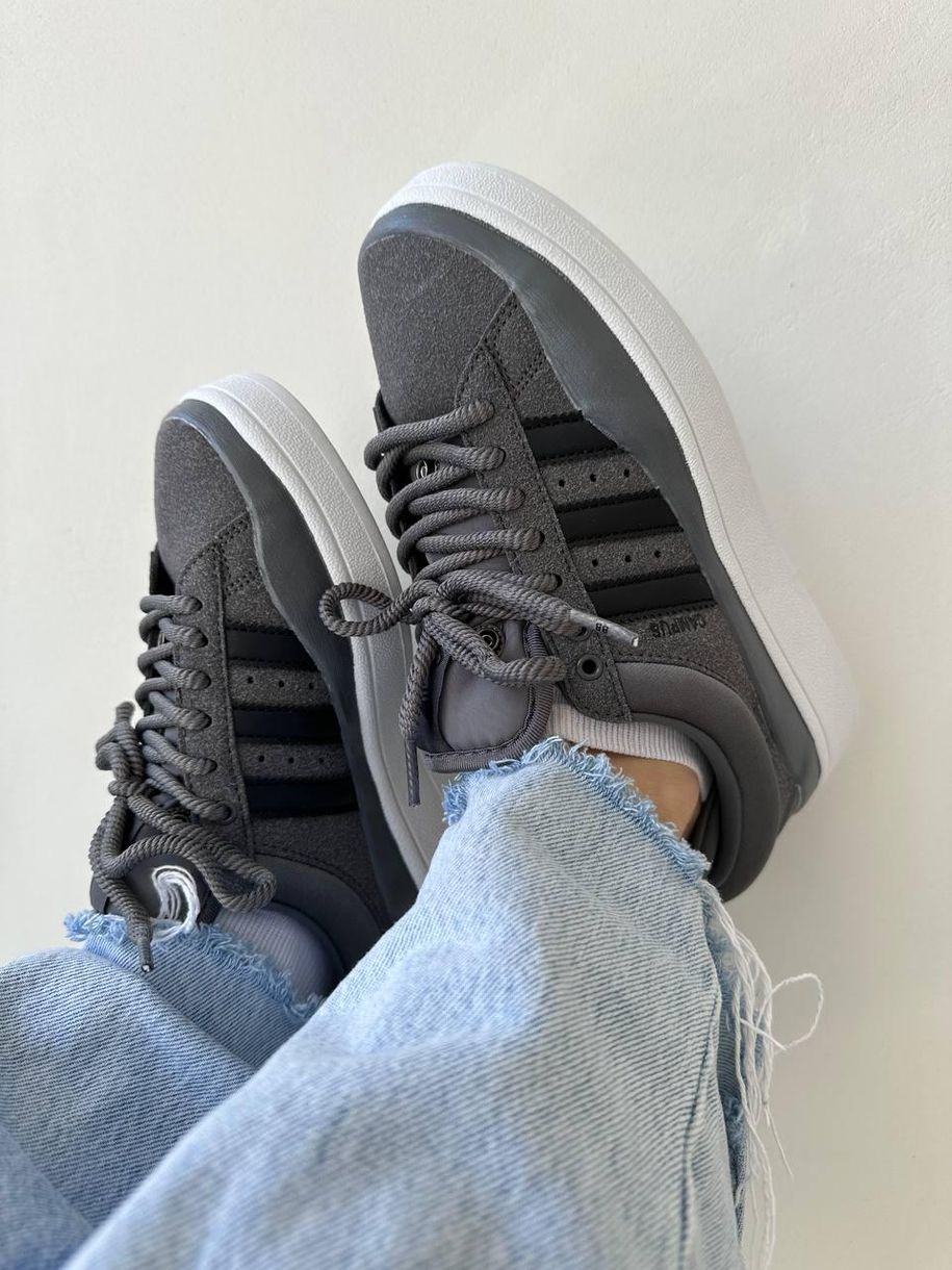 Кросівки Adidas Campus x Bad Bunny Graphite 9334 фото