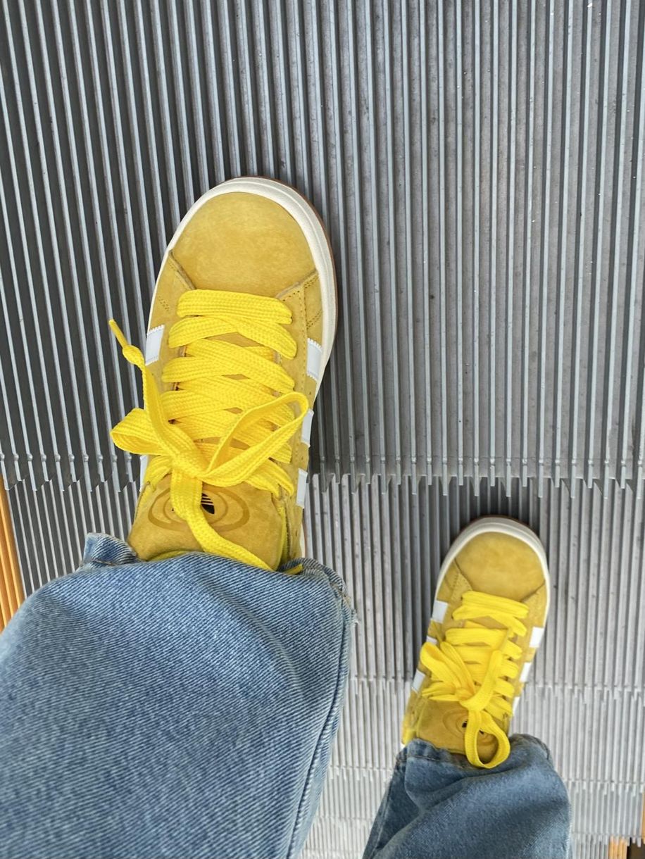 Кроссовки Adidas Campus Yellow 9413 фото