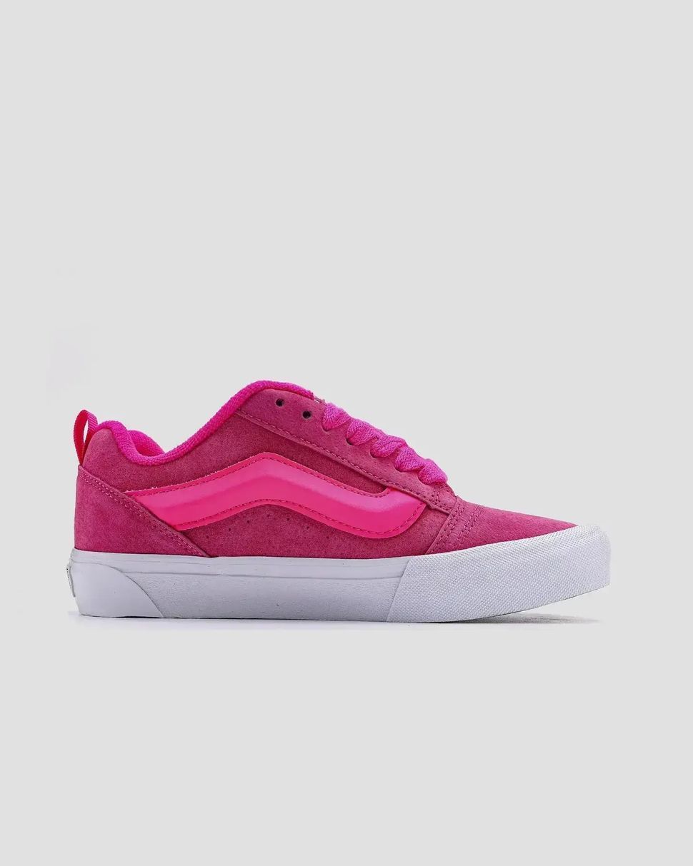 Vans Knu Skool Hot Pink White