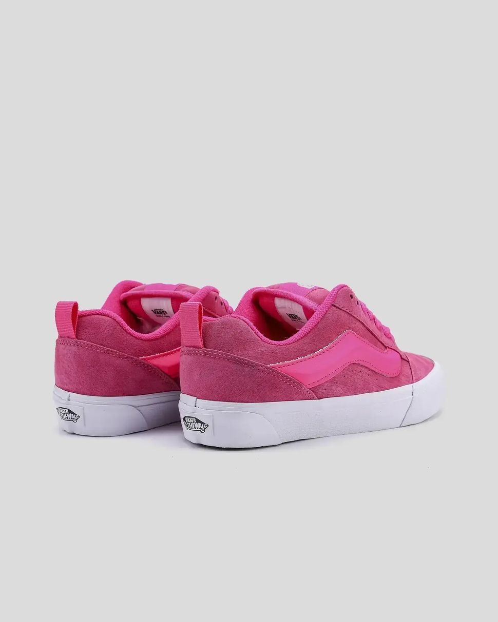 Vans Knu Skool Hot Pink White