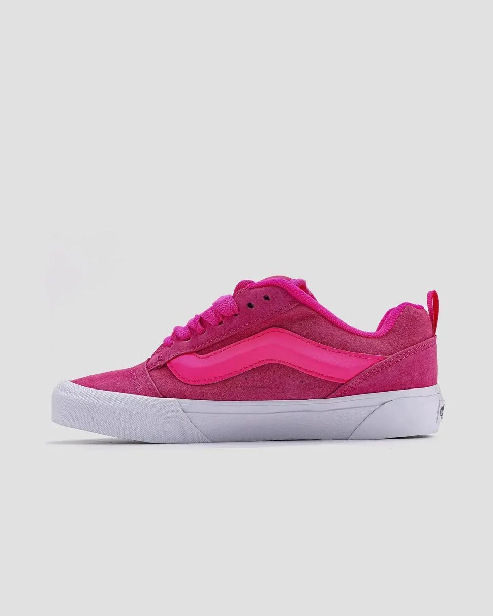 Vans Knu Skool Hot Pink White