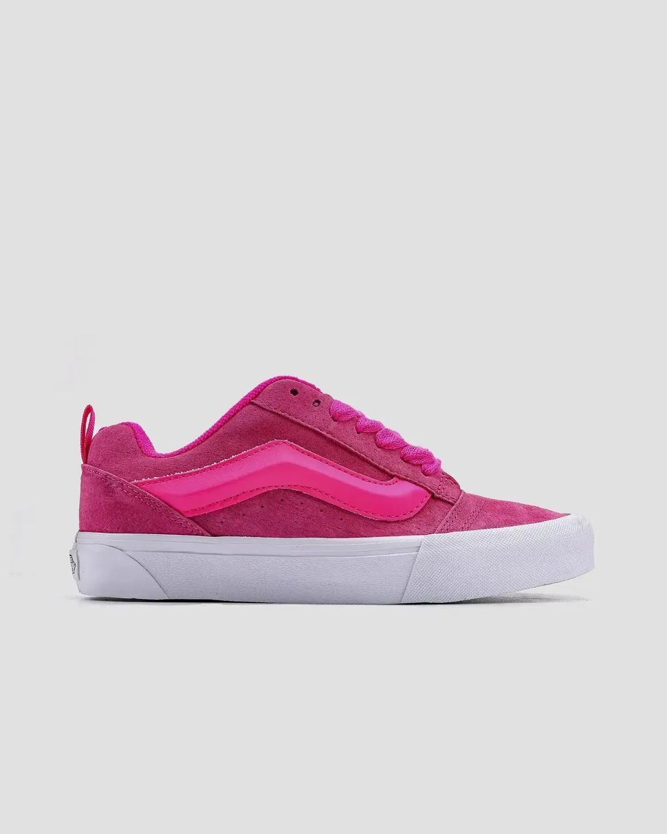 Vans Knu Skool Hot Pink White