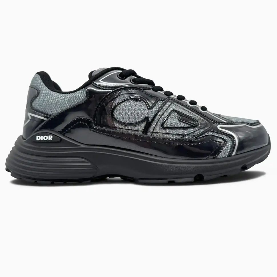 Dior B30 Grey Black Technical Mesh, 40