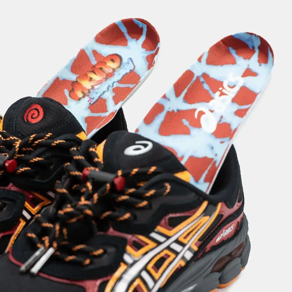 Asics Gel-NYC Black Red Orange Naruto Shippuden