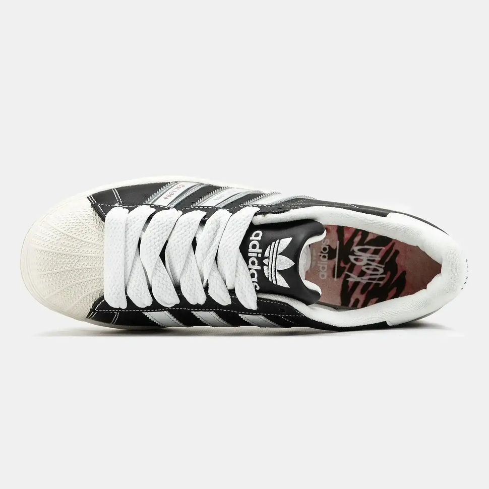 Adidas Superstar x KoЯn Black White Gum