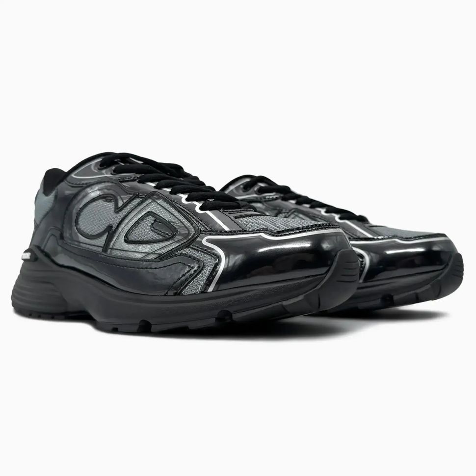 Dior B30 Grey Black Technical Mesh, 40