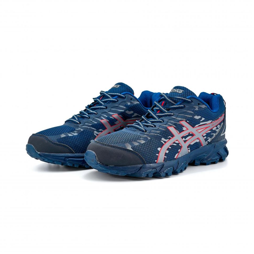 Кроссовки синие Asics Gel FujiTrabuco 5 10405 фото