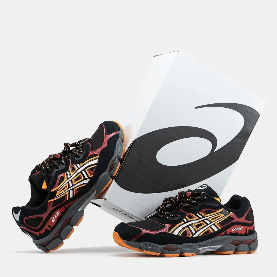 Asics Gel-NYC Black Red Orange Naruto Shippuden