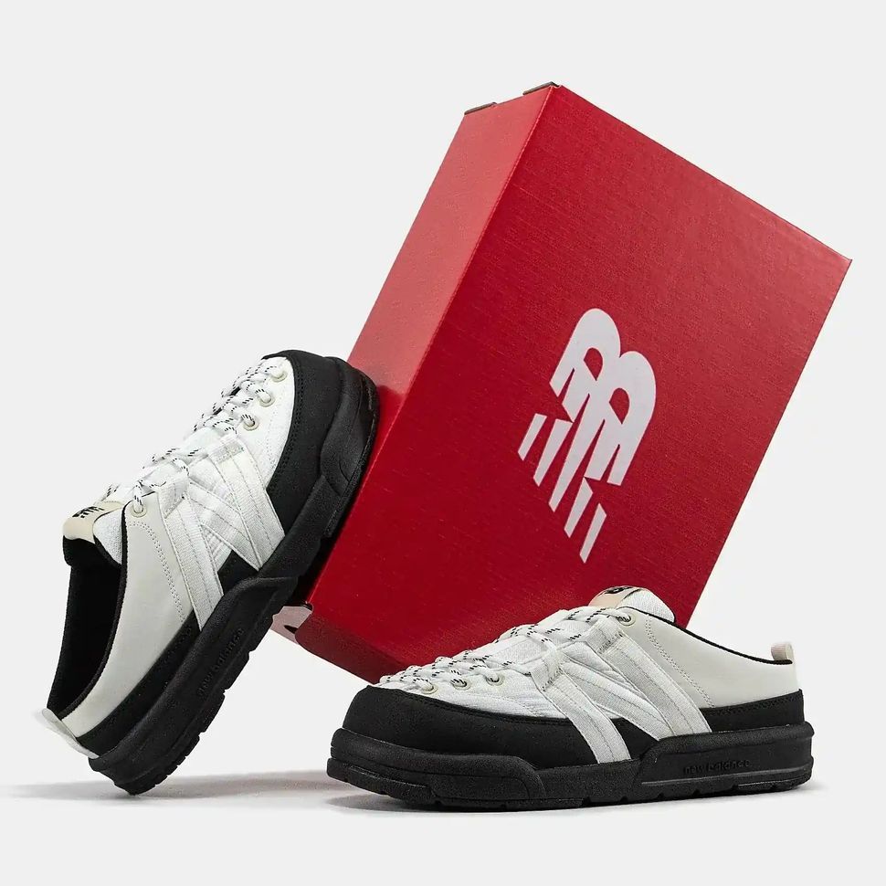 New Balance CRV Mule v2 White Black